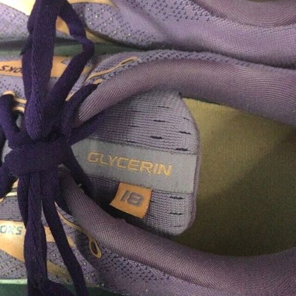 Brooks Glycerin 18 - Women's Size 9(B) Purple Running/Jogging Shoes- 1203171B590 - Picture 5 of 9
